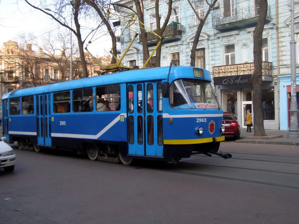 Одесса, Tatra T3R.P № 2965