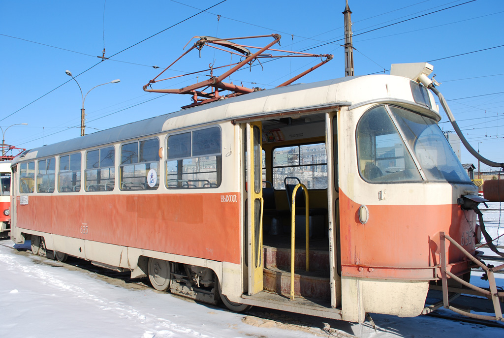 Екатеринбург, Tatra T3SU (двухдверная) № 635