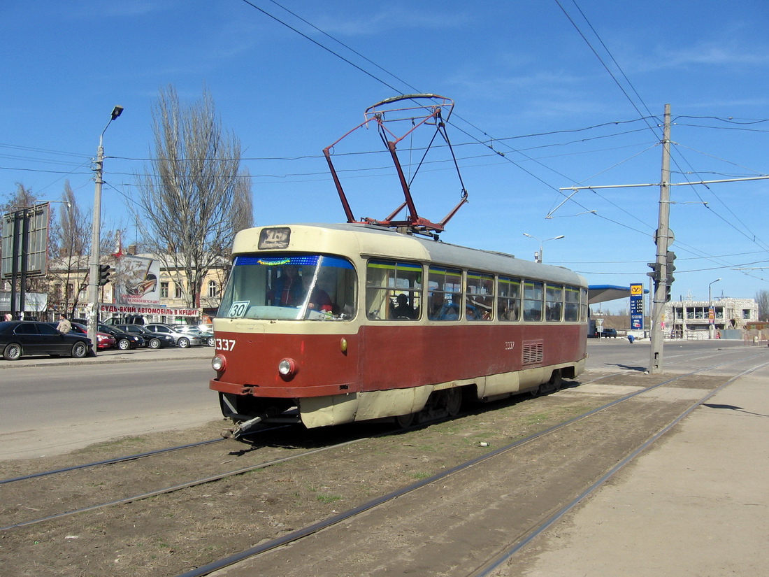 Одесса, Tatra T3SU (двухдверная) № 3337