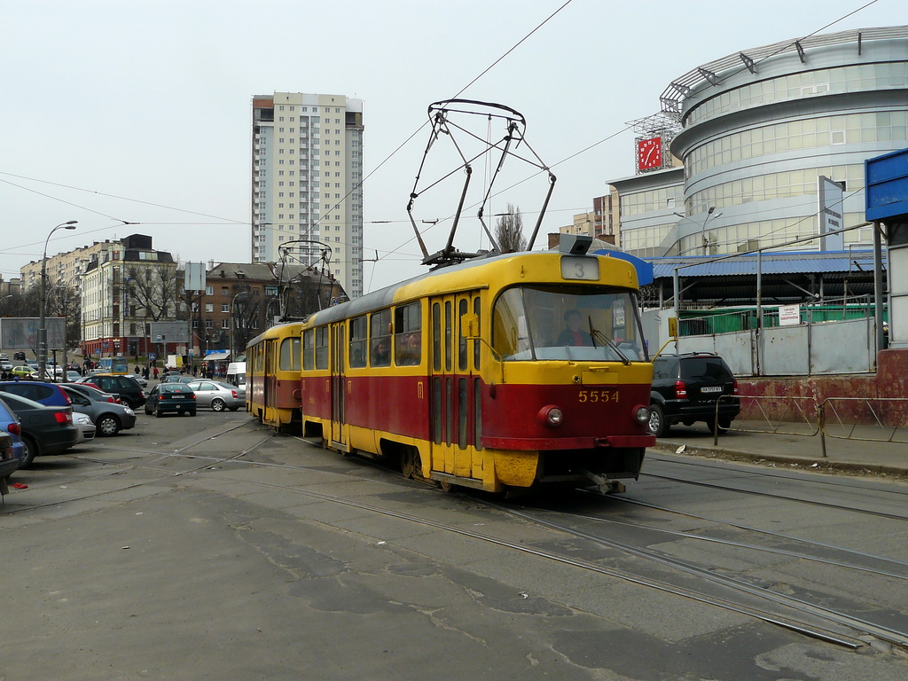 Киев, Tatra T3SU № 5554