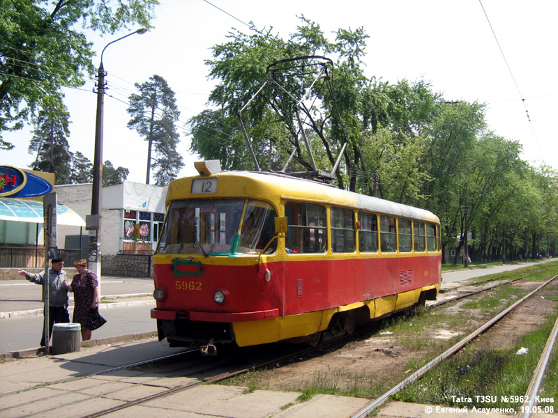 Киев, Tatra T3SU № 5962