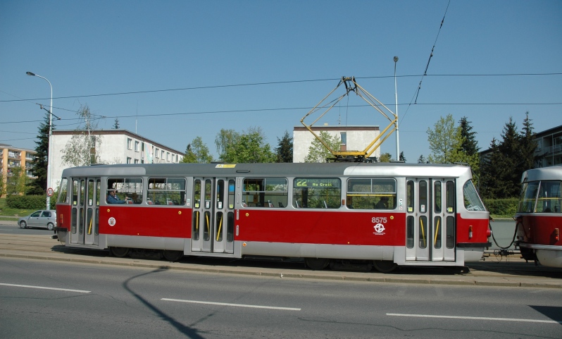 Прага, Tatra T3R.P № 8575