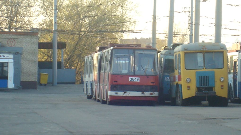Москва, Ikarus 280T № 3649; Москва, ТГ-3М № 809