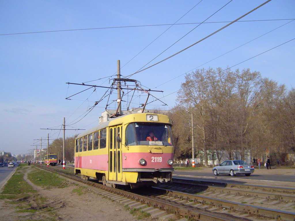 Ульяновск, Tatra T3SU (двухдверная) № 2119