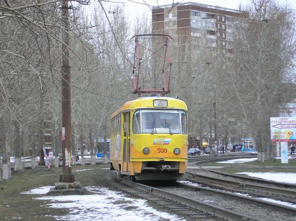 Екатеринбург, Tatra T3SU (двухдверная) № 500