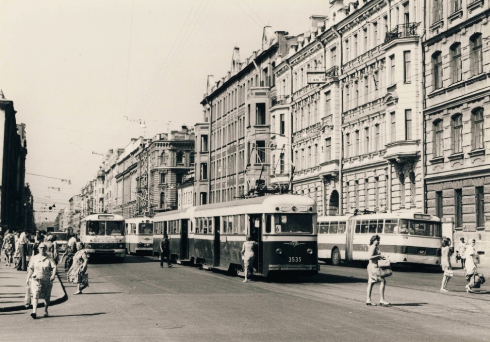 Санкт-Петербург, ЛМ-47 № 3535; Санкт-Петербург — Исторические фотографии трамвайных вагонов