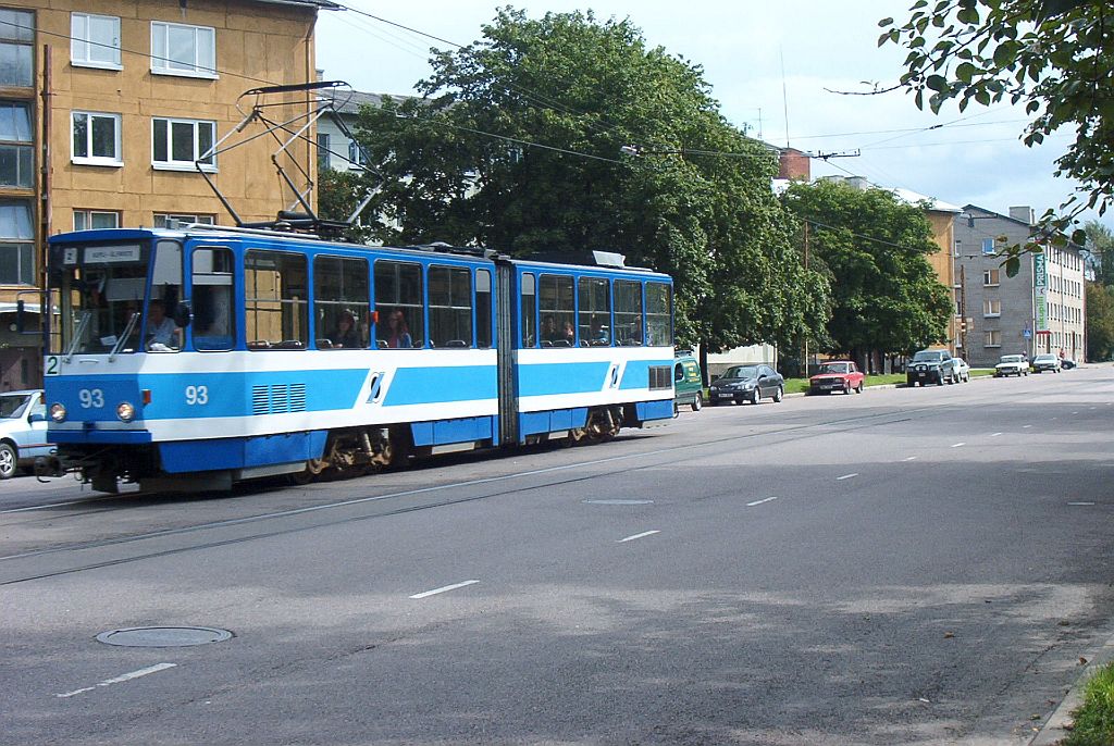 Таллин, Tatra KT4SU № 93