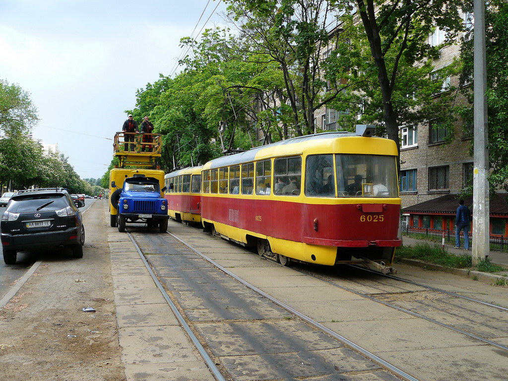 Киев, Tatra T3SU № 6025