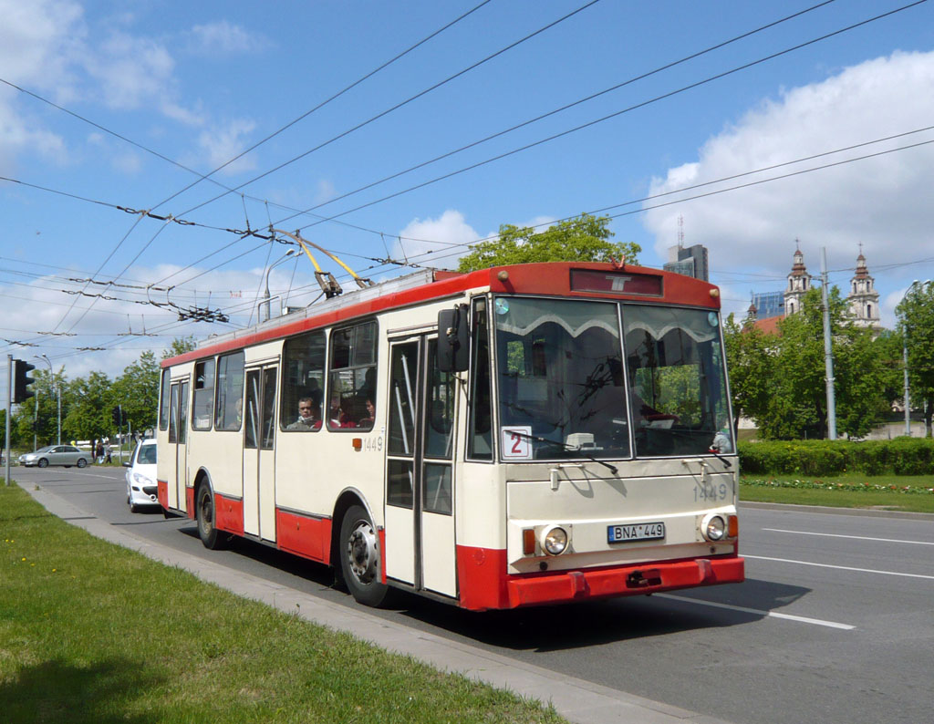 Вильнюс, Škoda 14Tr02 № 1449