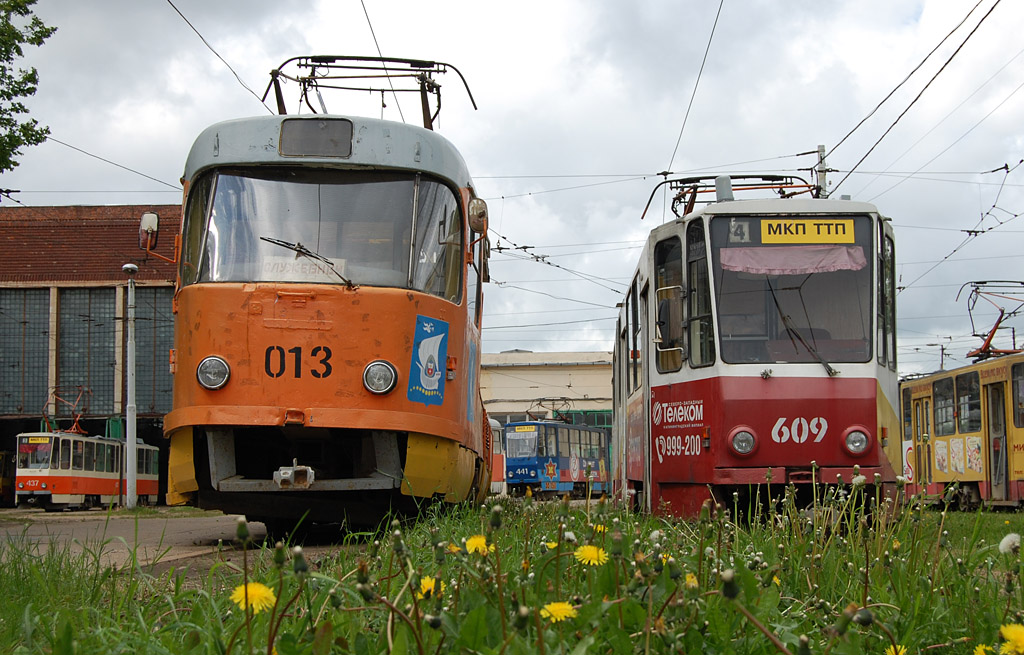Калининград, Tatra T4SU № 013; Калининград, Tatra KT4D № 609
