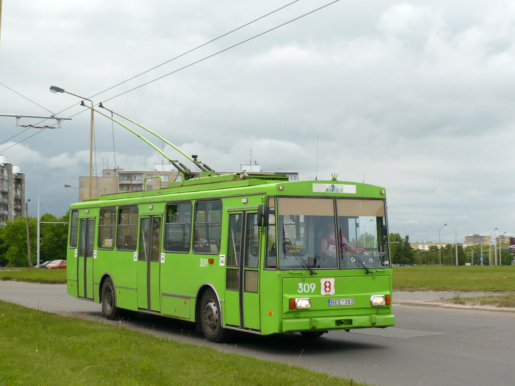 Каунас, Škoda 14Tr89/6 № 309