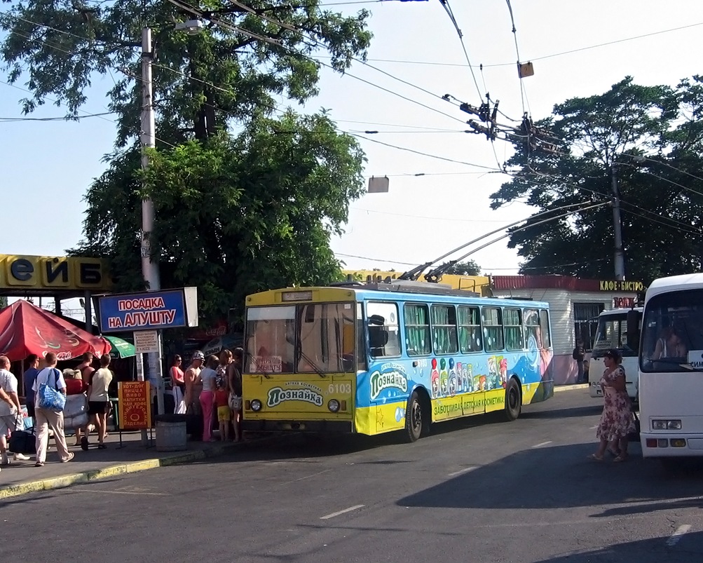 Крымский троллейбус, Škoda 14Tr89/6 № 6103
