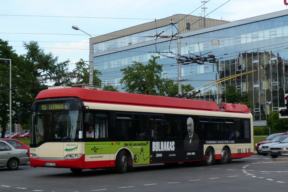 Вильнюс, Solaris Trollino II 15 AC № 1700