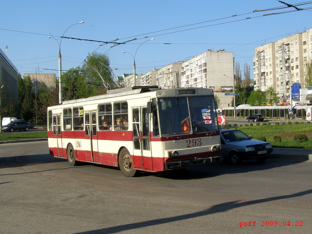 Черновцы, Škoda 14Tr89/6 № 293