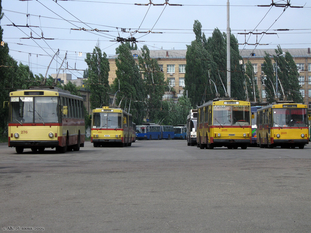Киев, Škoda 14Tr02 № 276; Киев — Троллейбусные депо: 2
