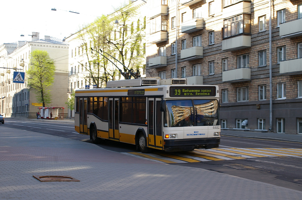 Минск, БКМ 221 № 4482; Минск — Закрытые троллейбусные линии