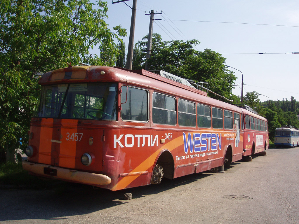 Крымский троллейбус, Škoda 9Tr18 № 3457