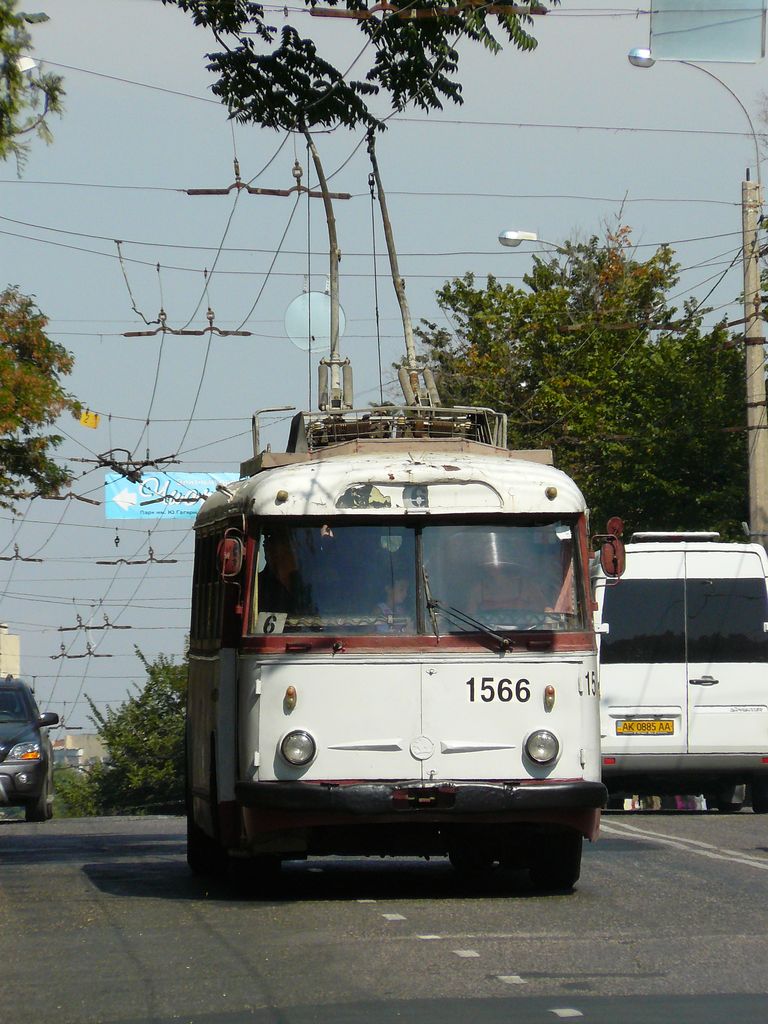 Крымский троллейбус, Škoda 9Tr21 № 1566