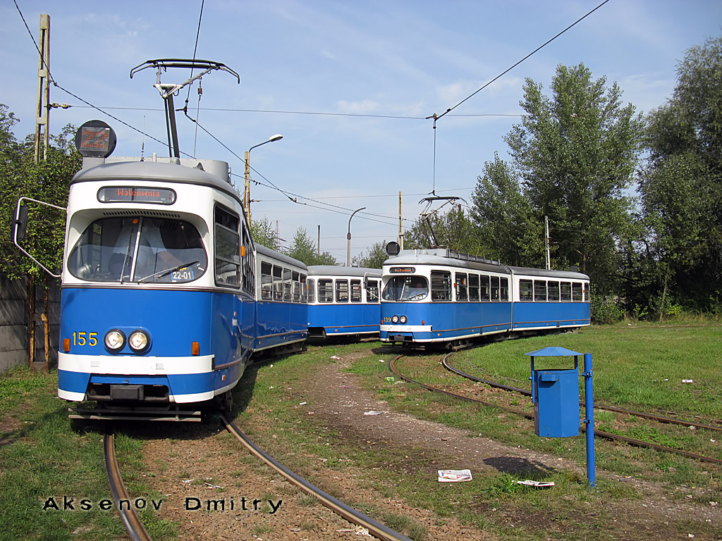 Краков, Lohner Type E1 № 155; Краков, SGP Type E1 № 139