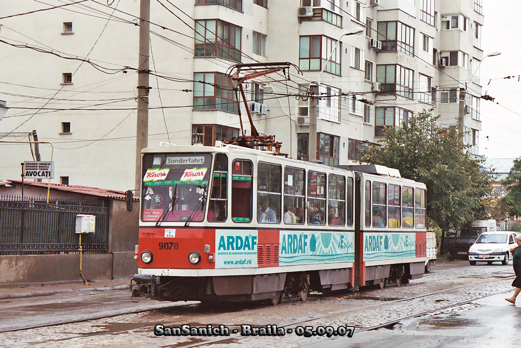 Брэила, Tatra KT4D № 9078