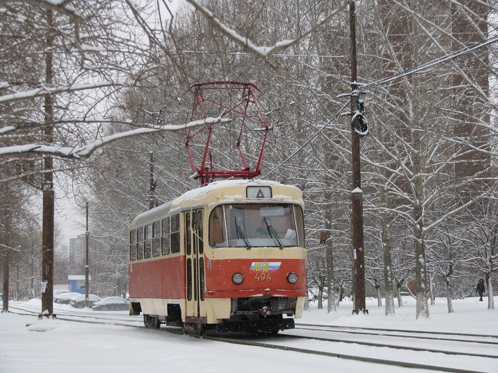 Екатеринбург, Tatra T3SU (двухдверная) № 494