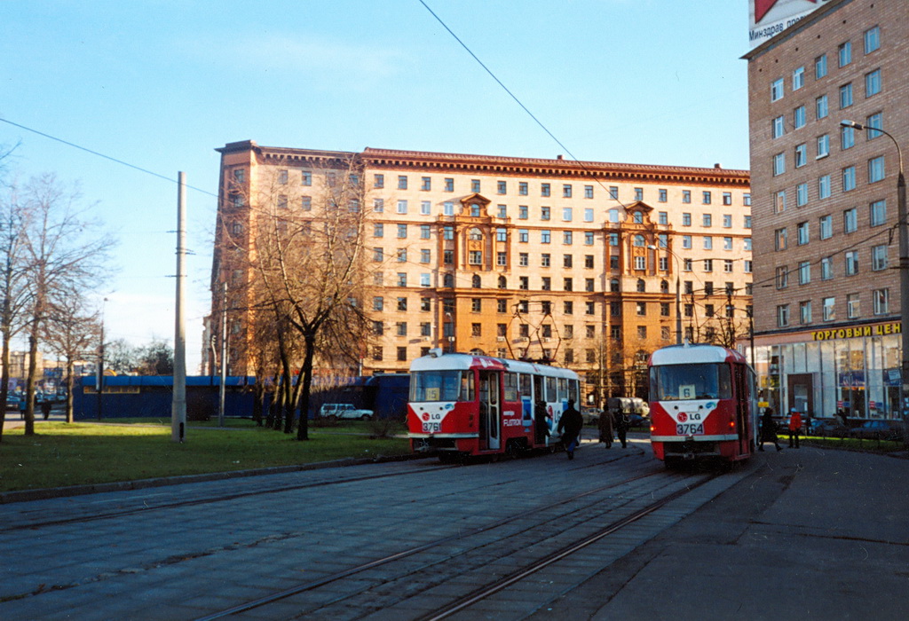 Москва, Tatra T3SU № 3761; Москва, Tatra T3SU № 3764