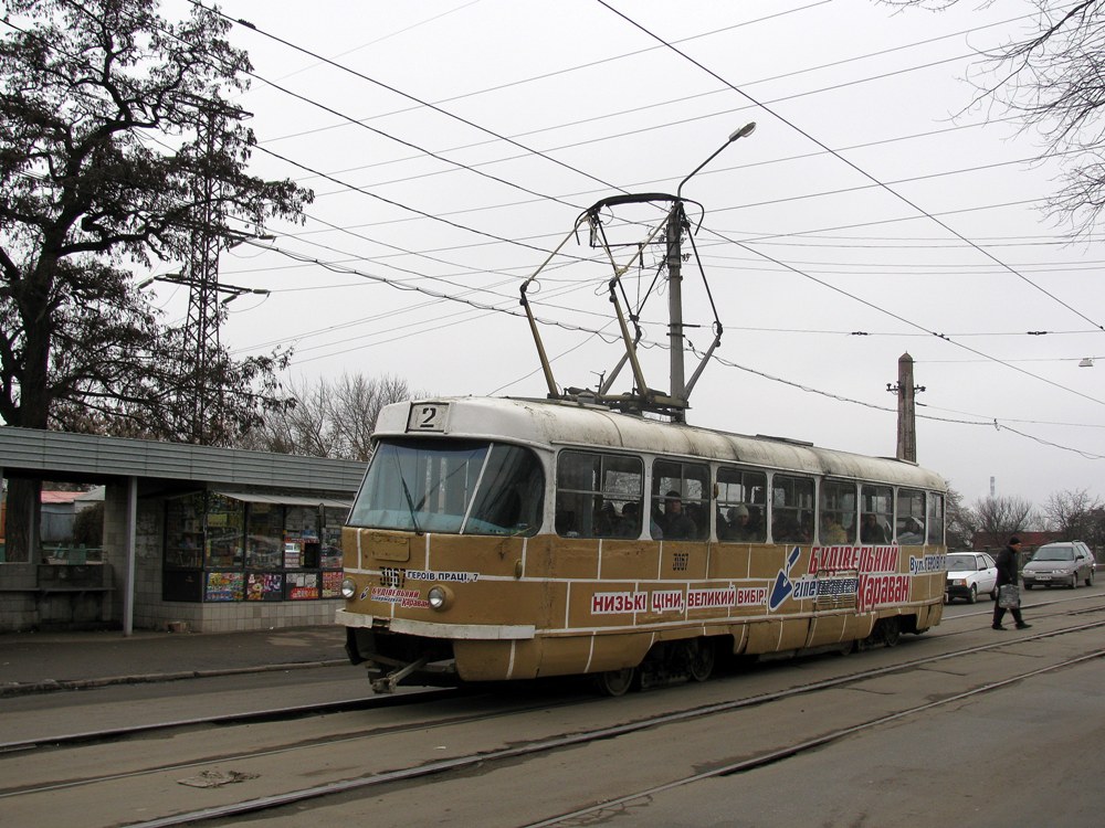 Харьков, Tatra T3SU (двухдверная) № 3067