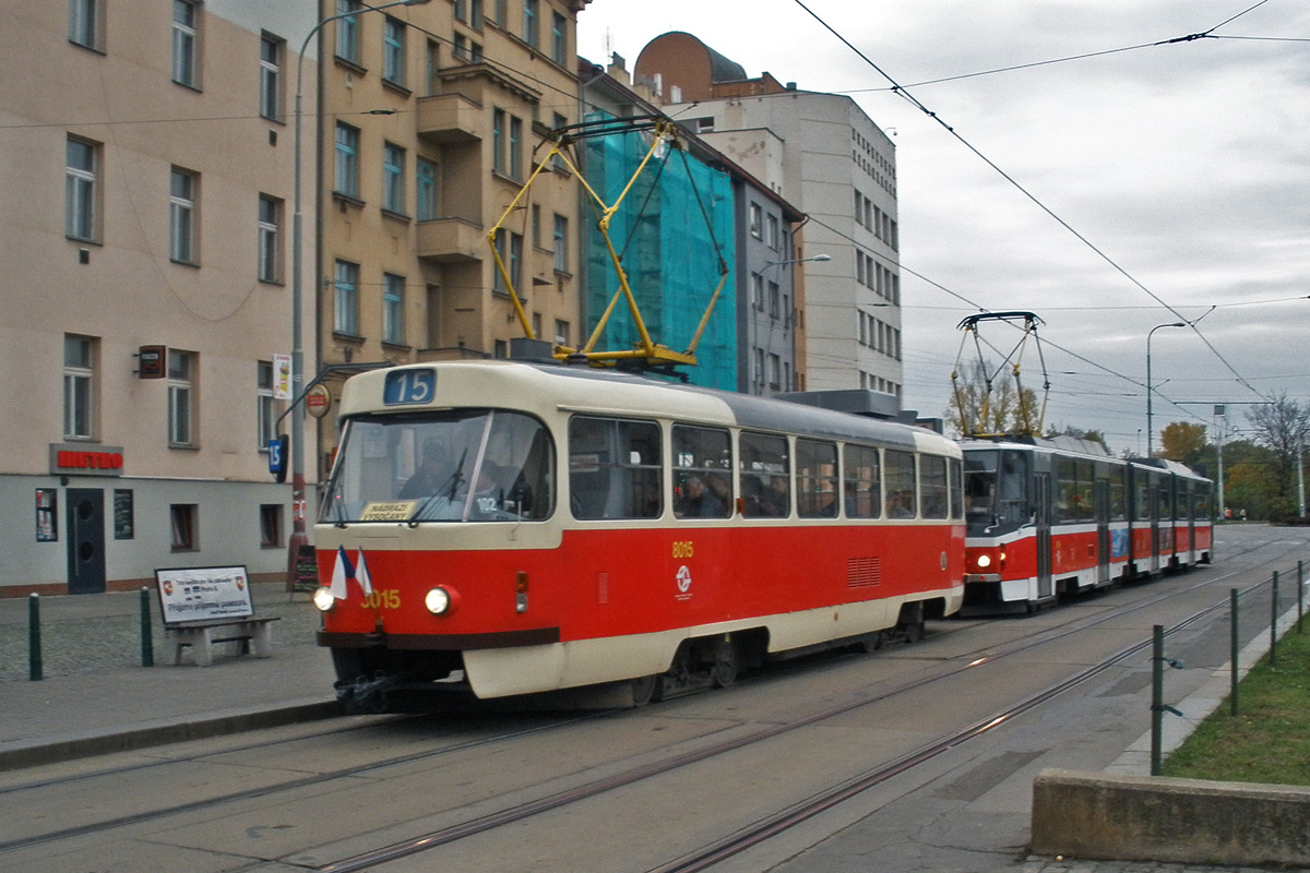 Прага, Tatra T3M2-DVC № 8015