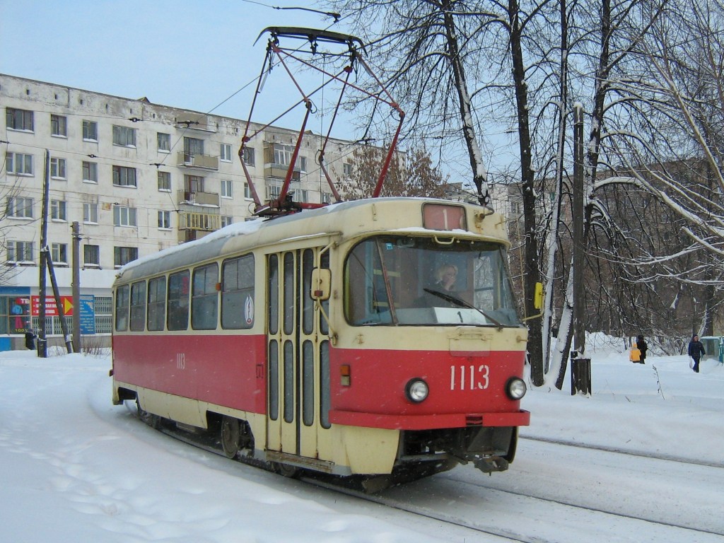Ижевск, Tatra T3SU (двухдверная) № 1113