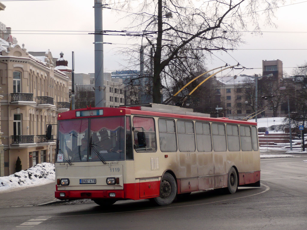 Вильнюс, Škoda 14Tr10/6 № 1119