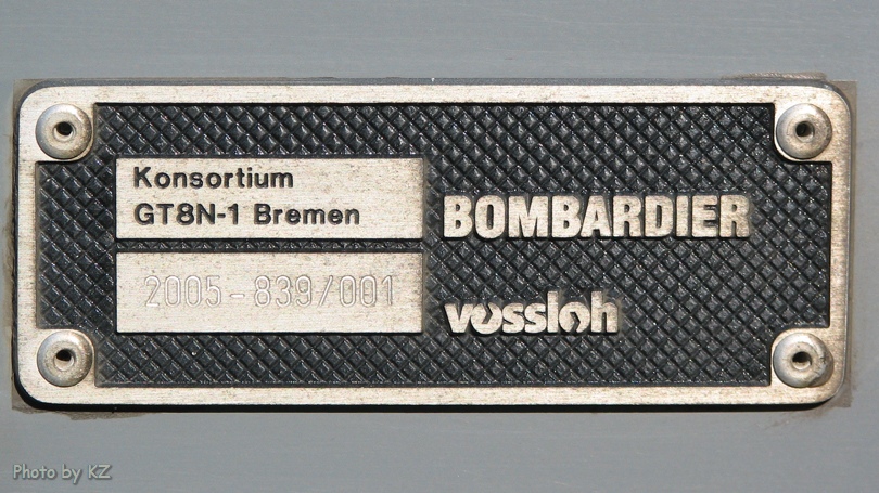 Бремен, Bombardier GT8N1 № 3101