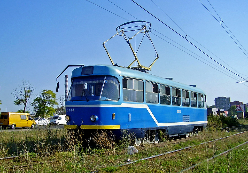 Одесса, Tatra T3R.P № 3333; Одесса — 20.07.2007 — Покатушки на вагоне 3333