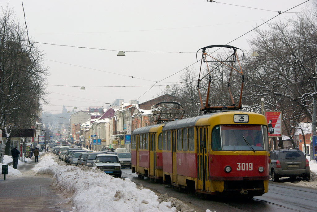 Харьков, Tatra T3SU № 3019