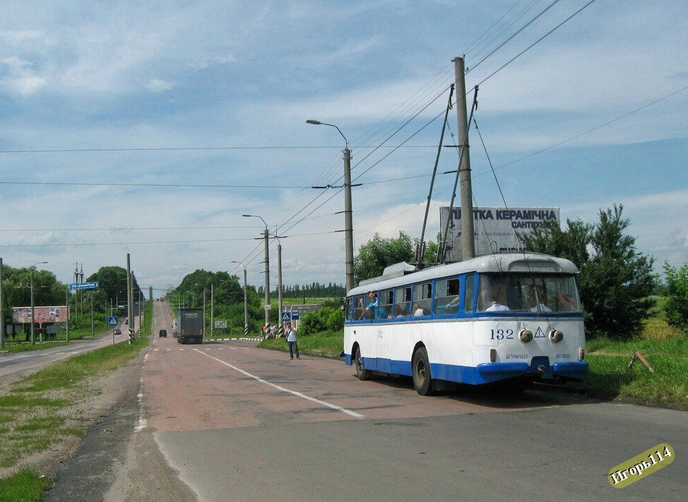 Ровно — Троллейбусные покатушки на "Škoda9TrHT28" № 132  — 04.07.2009