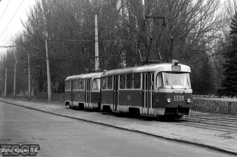 Днепр, Tatra T3SU № 1339; Днепр — Исторические фотографии: Трамвай