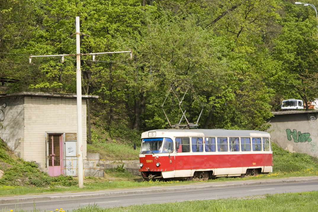 Киев, Tatra T3SU № 5991; Киев — Трамвайные линии: Закрытые линии