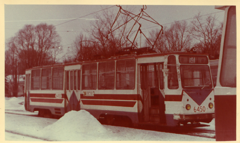 Санкт-Петербург, ЛМ-68М № 6450; Санкт-Петербург — Исторические фотографии трамвайных вагонов