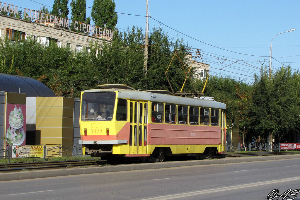 Волгоград, Tatra T3SU мод. ВЗСМ № 3028