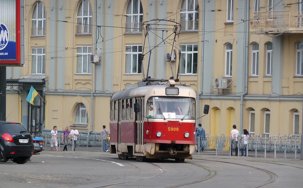 Киев, Tatra T3SU № 5909; Киев — Трамвайные линии: Закрытые линии