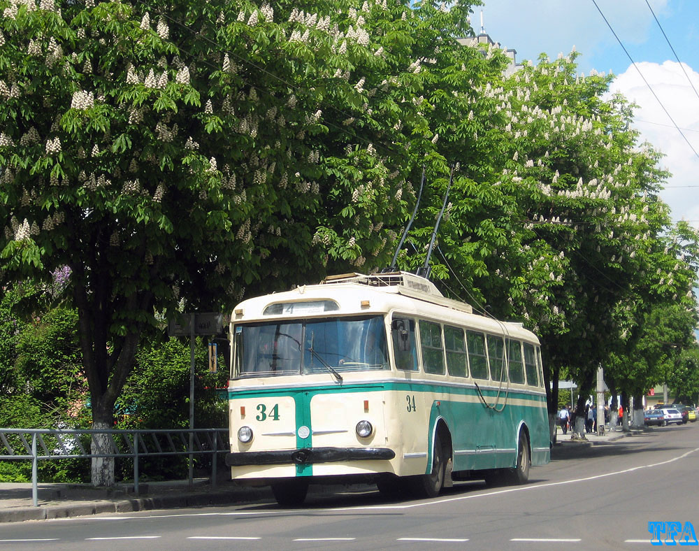 Луцк, Škoda 9Tr19 № 34