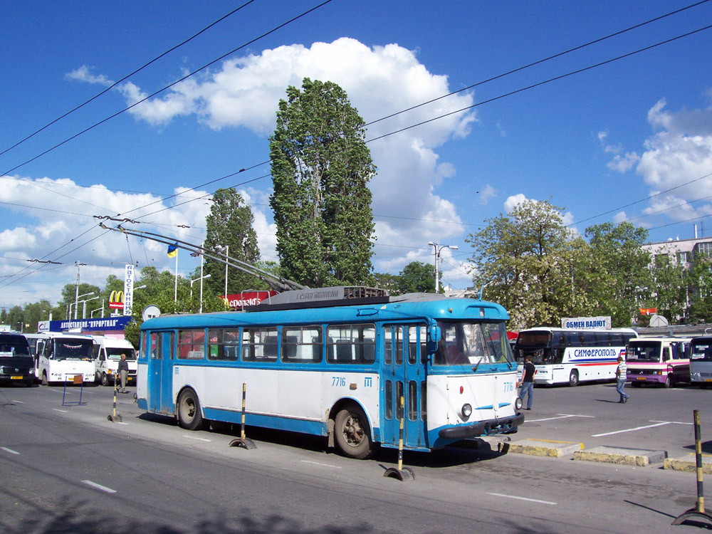 Крымский троллейбус, Škoda 9TrH27 № 7716