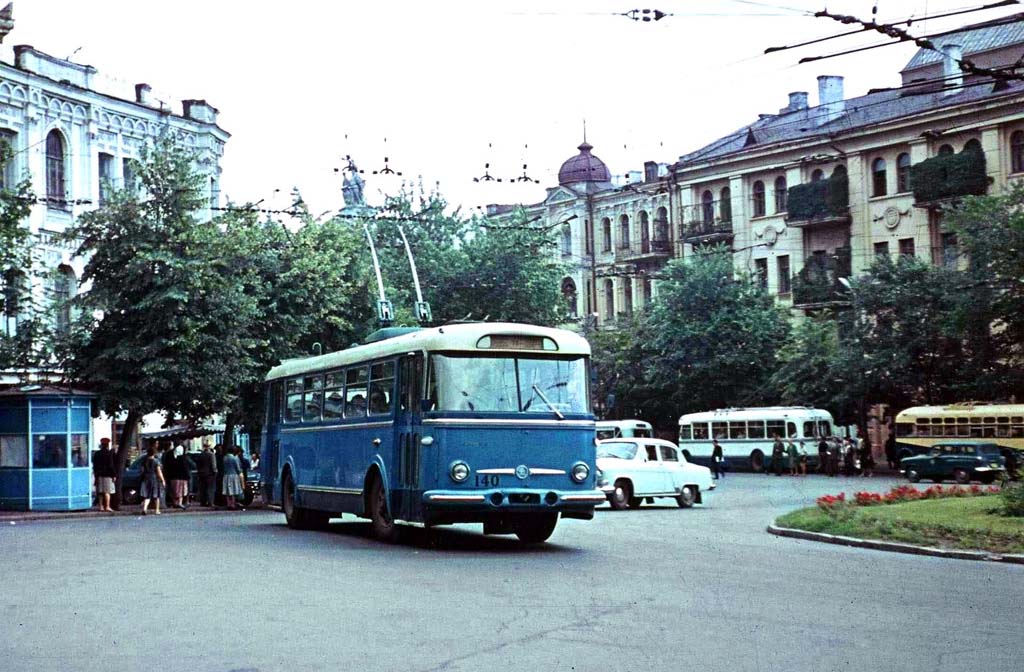 Киев, Škoda 9Tr0 № 140; Киев — Исторические фотографии