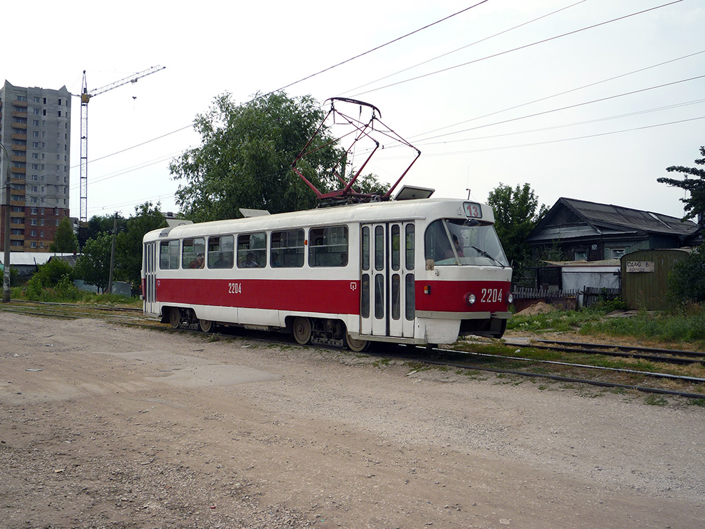 Самара, Tatra T3SU (двухдверная) № 2204
