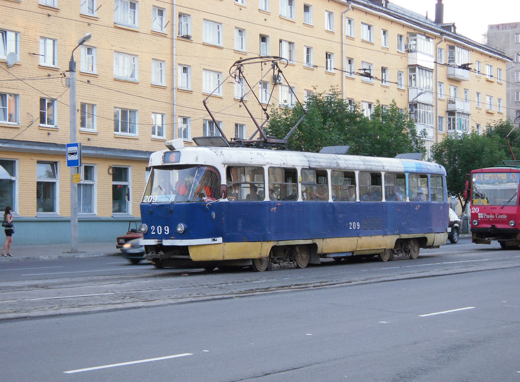 Тверь, Tatra T3SU № 209; Тверь — Трамвайные линии: Заволжский район