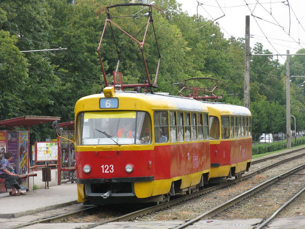 Краснодар, Tatra T3SU № 123