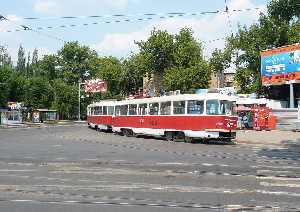 Самара, Tatra T3SU № 879; Самара — Конечные станции и кольца (трамвай)