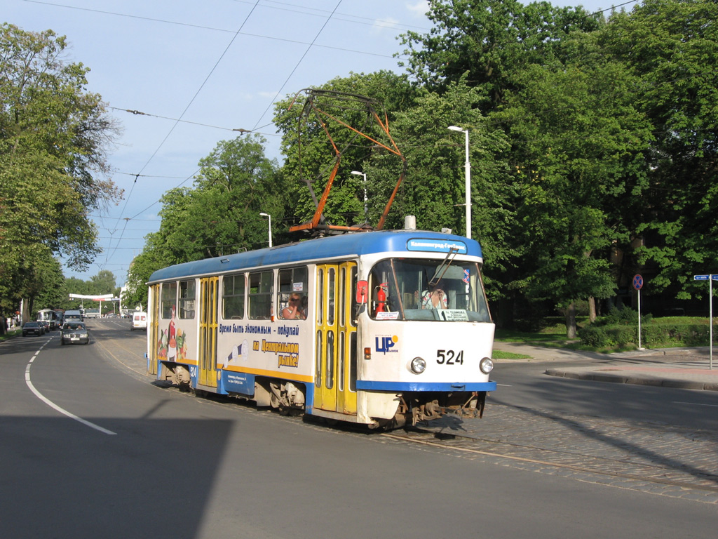 Калининград, Tatra T4D № 524