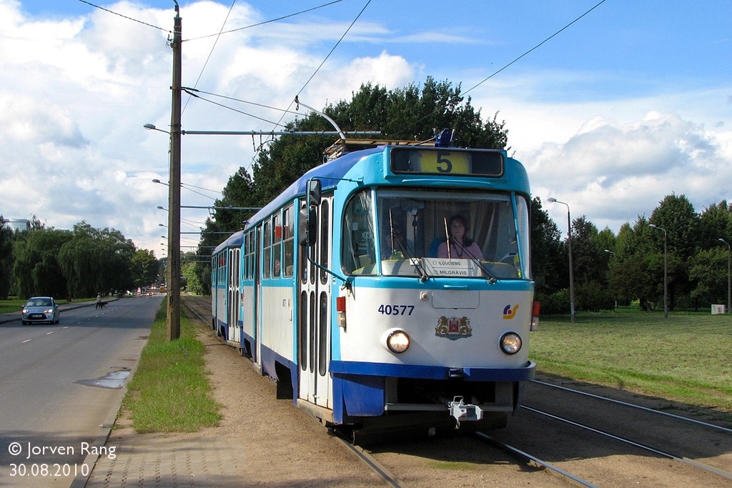 Рига, Tatra T3A № 40577