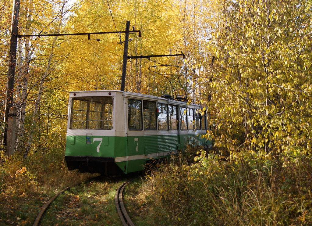 Волчанск, 71-605 (КТМ-5М3) № 7; Волчанск — Трамвайное депо и кольцо "Волчанка"
