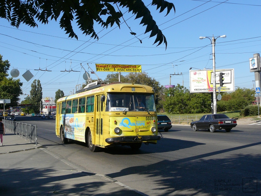 Крымский троллейбус, Škoda 9Tr21 № 5555